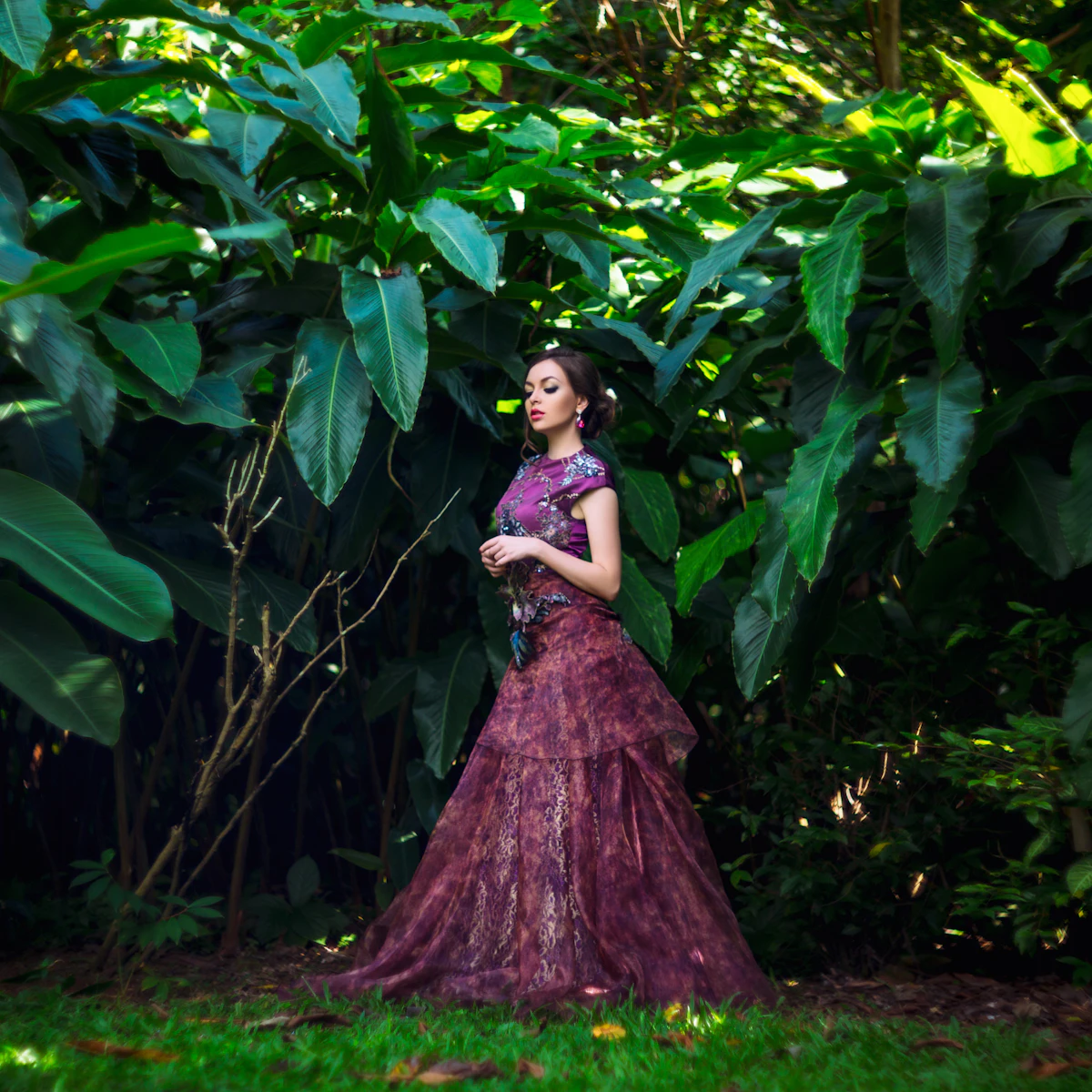 Modest Festive Gown