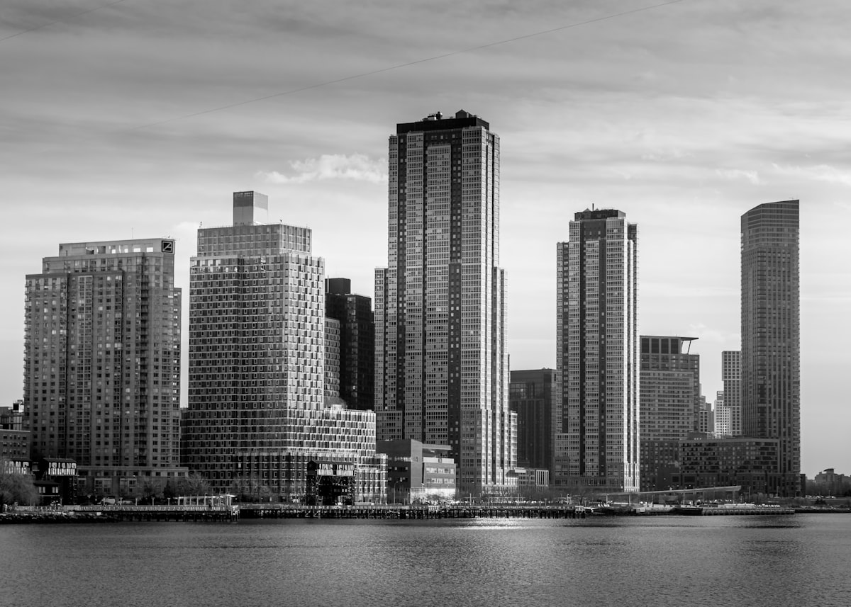 Modern residential towers