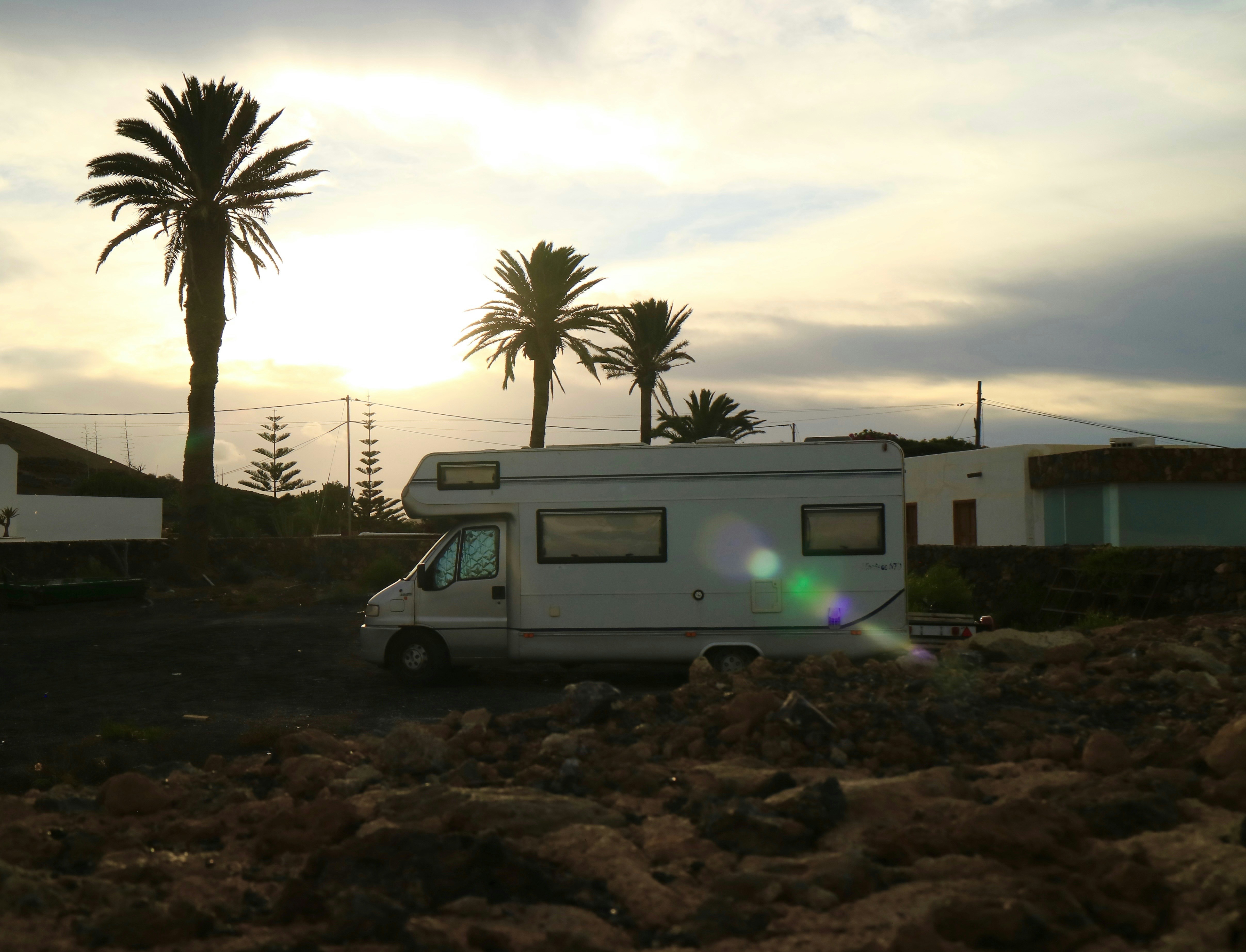 rv campsite sunset, wallpaper, Level Your RV: A Guide to Camping on Uneven Ground 6