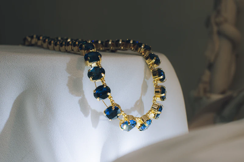Sapphire & Diamond Necklace