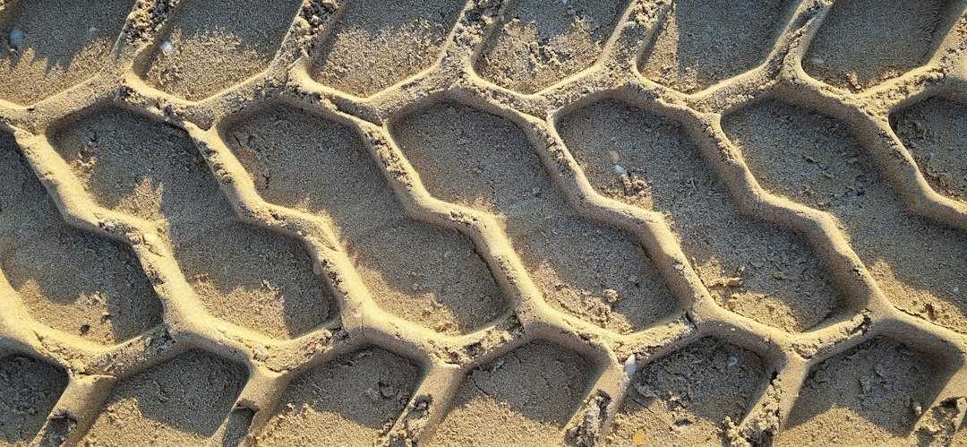 all-season tire tread closeup