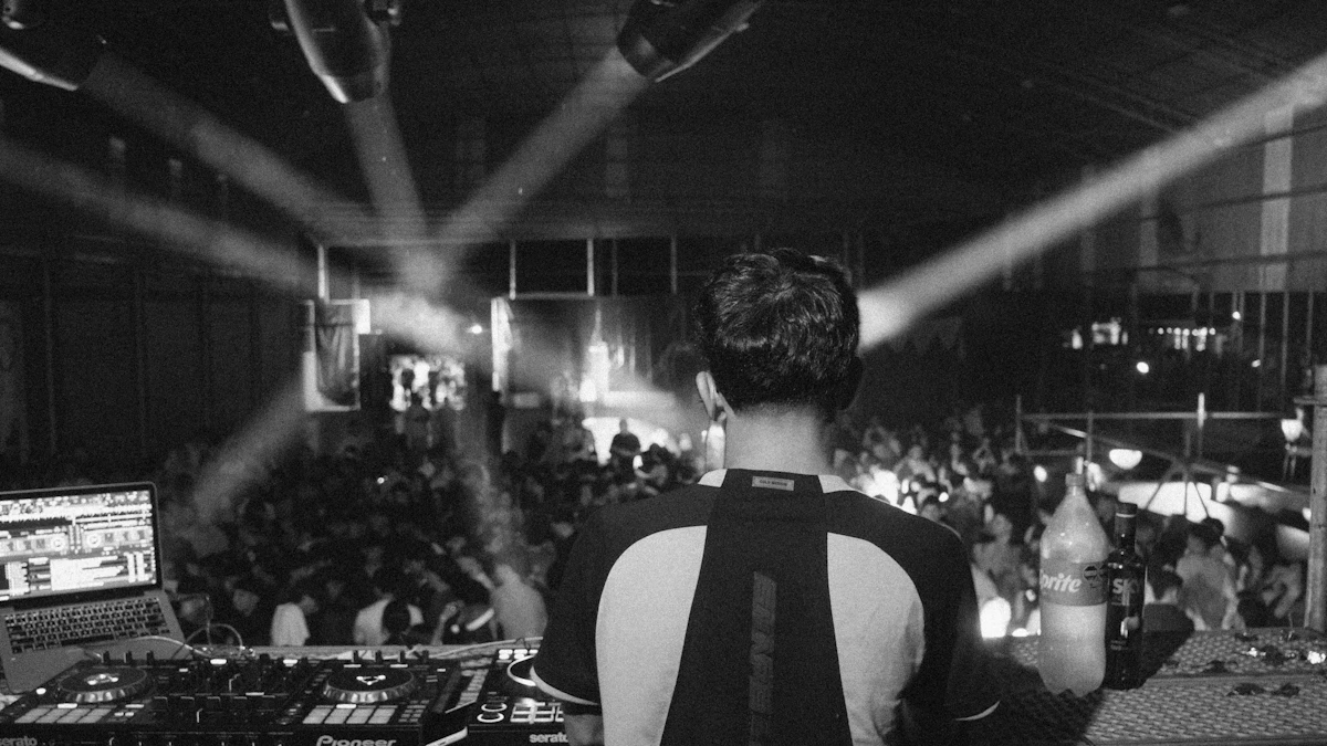 DJ performing for a crowd