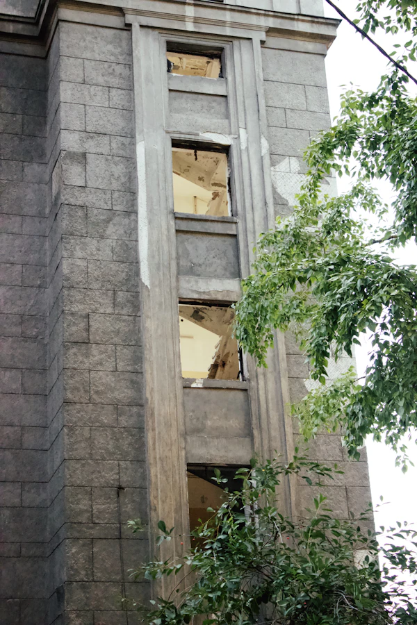 Property inspection on roof