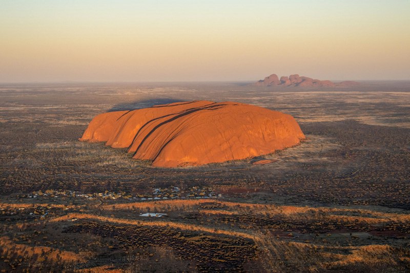 Uluru at sunset