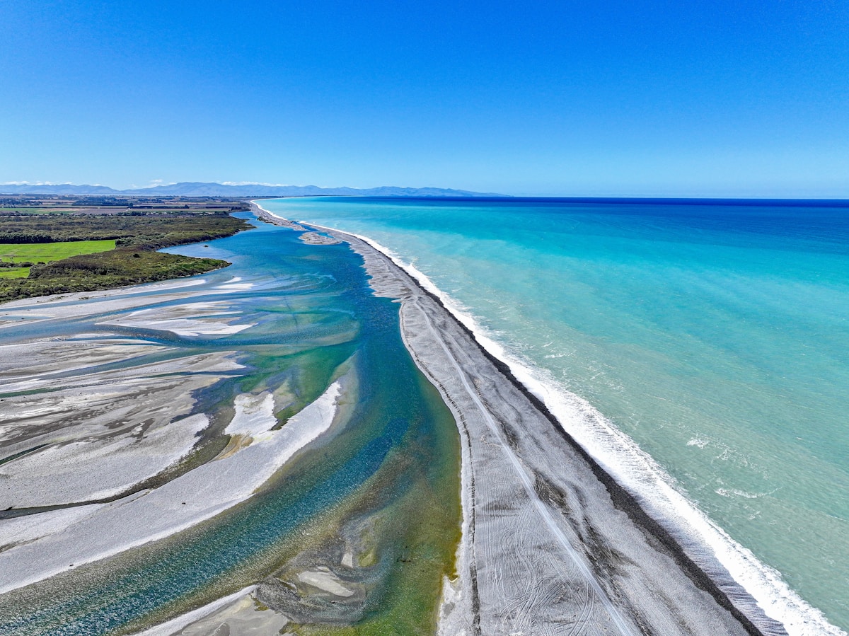 Farewell Spit and Cape Farewell, Golden Bay New Zealand