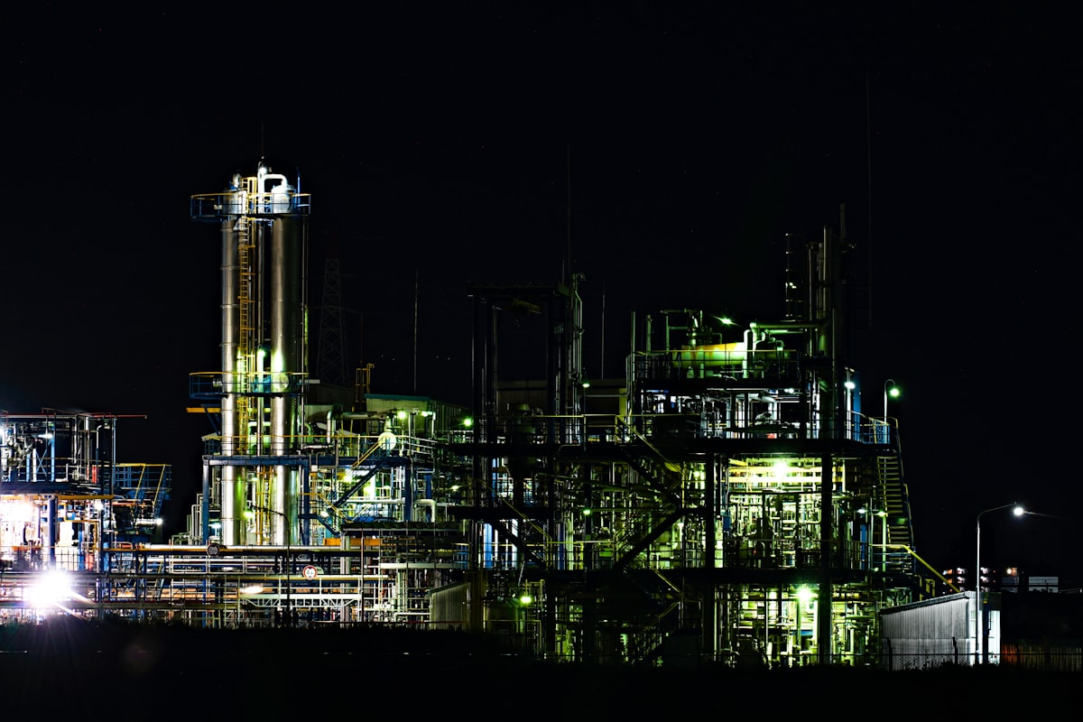 製油所夜景