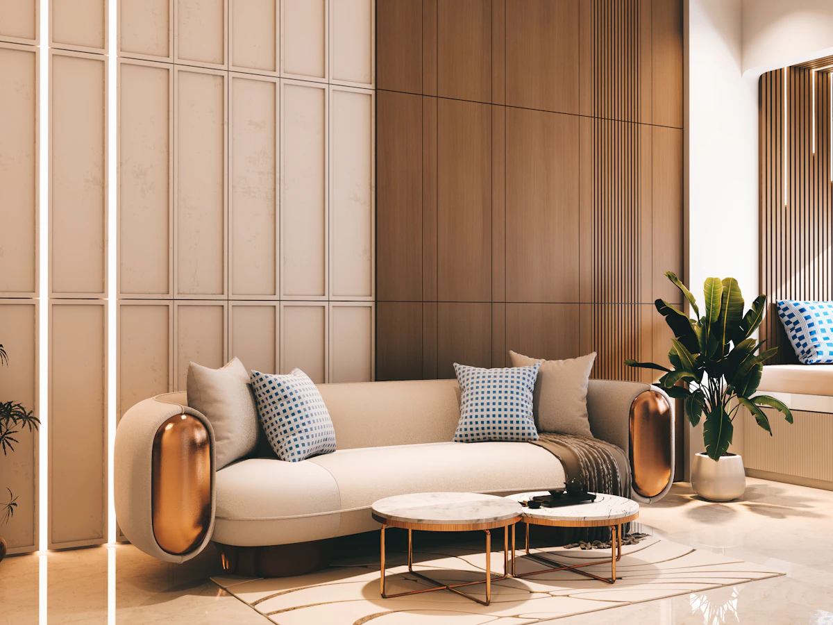 Designed living room