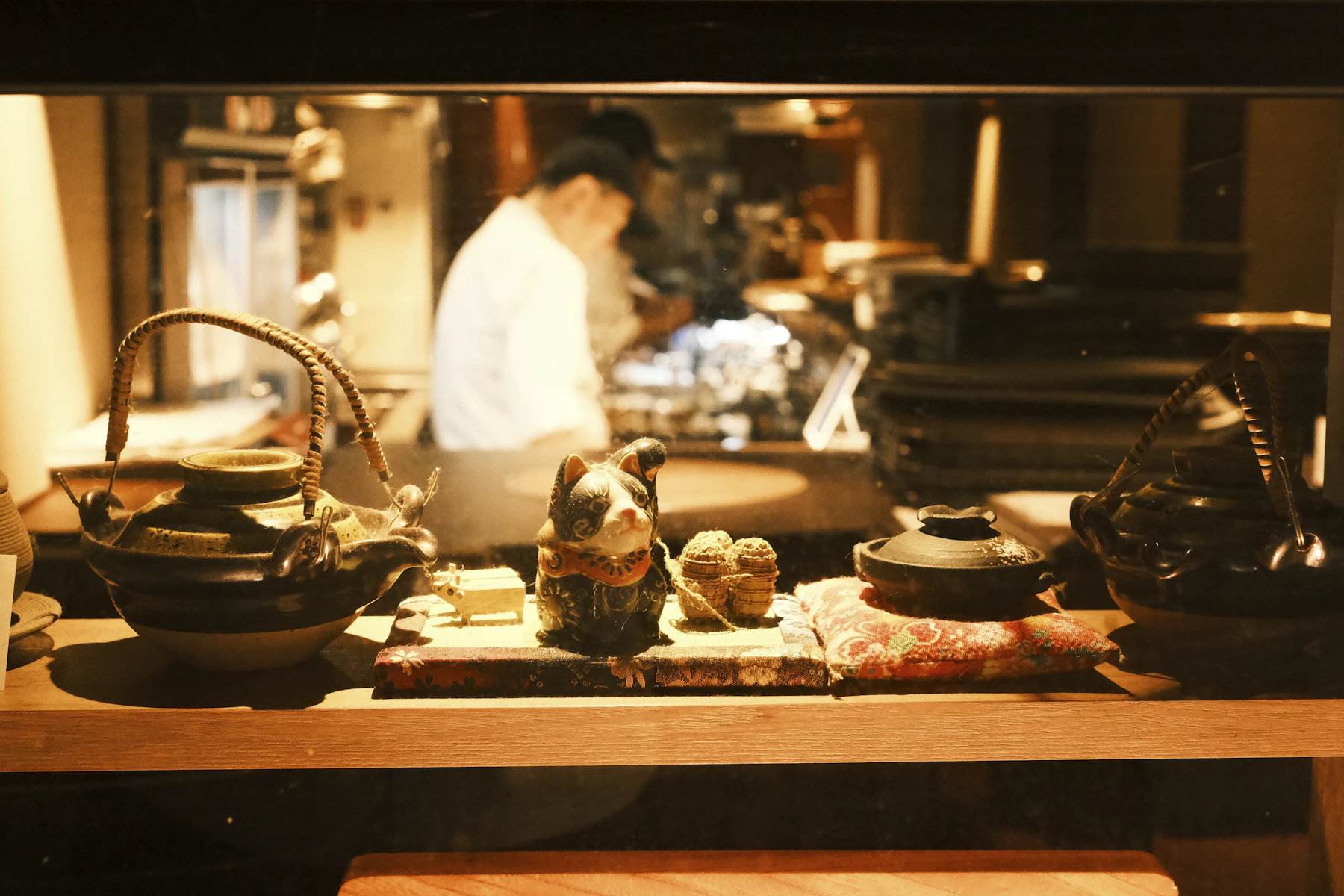 Chef working during service