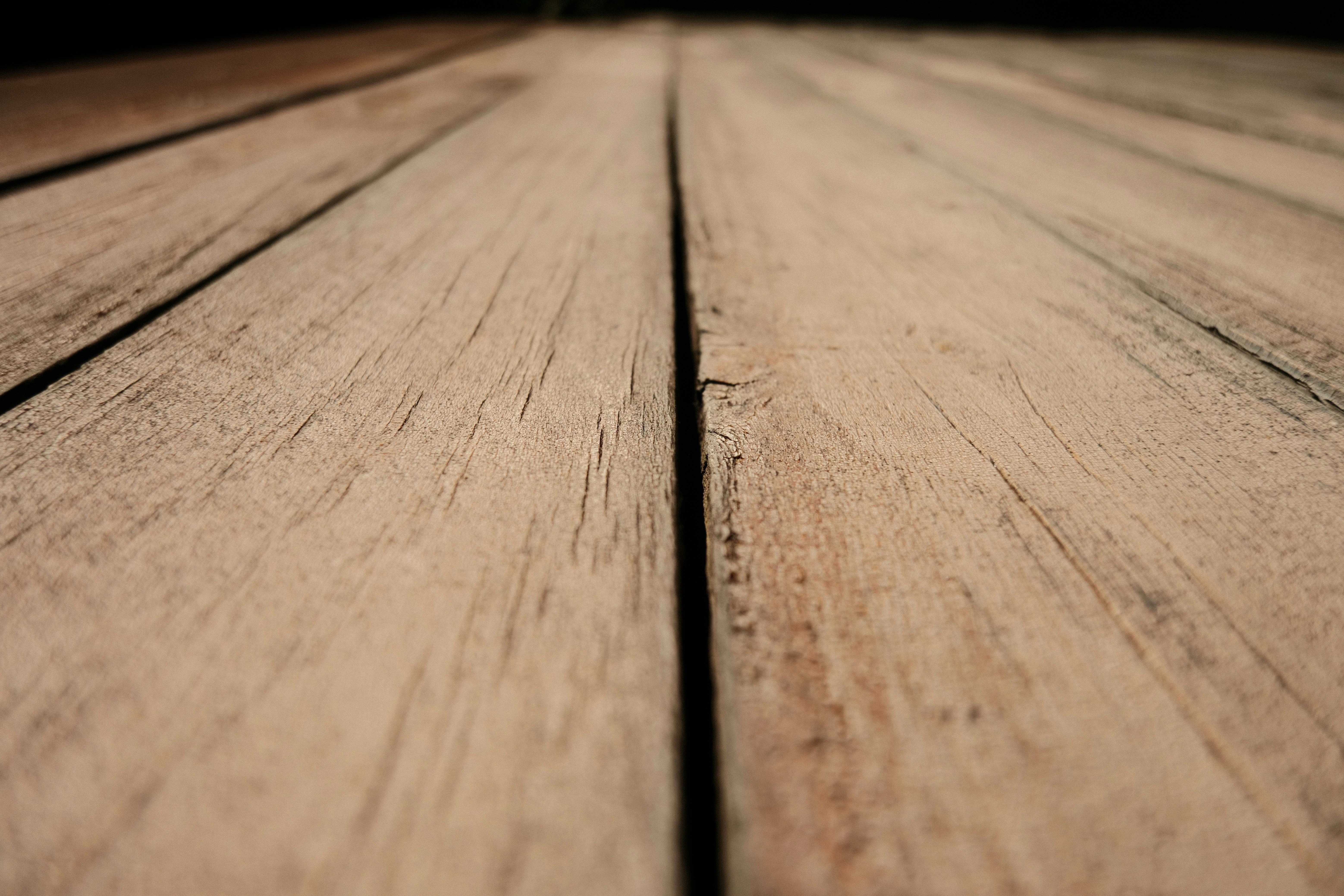 Close-up of weathered wooden planks.