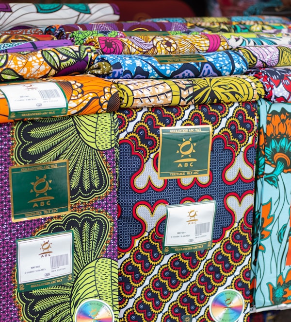 African fabric and kente