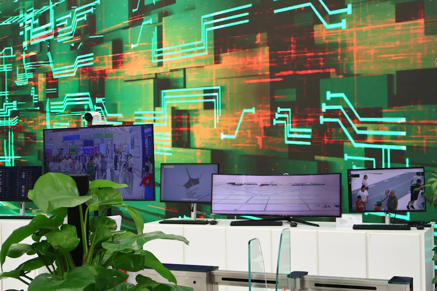 Daten und Monitoring-Bildschirme