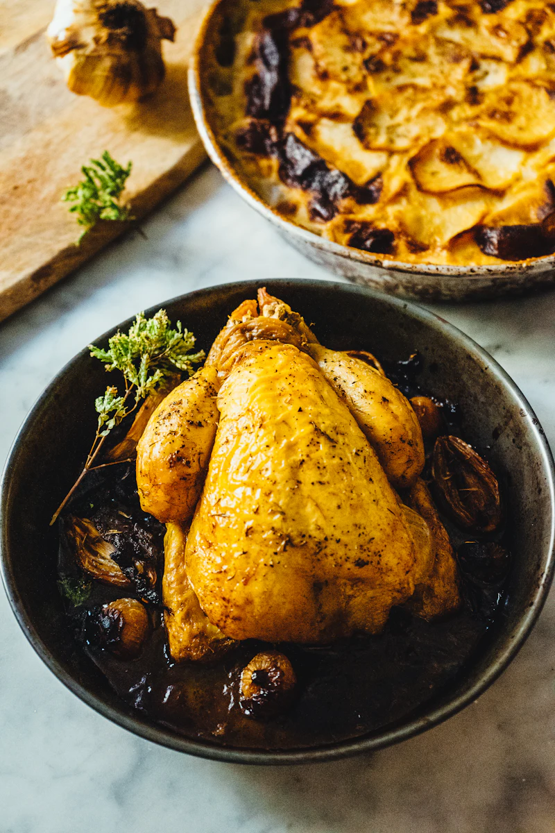 Patate al Forno con Pollo