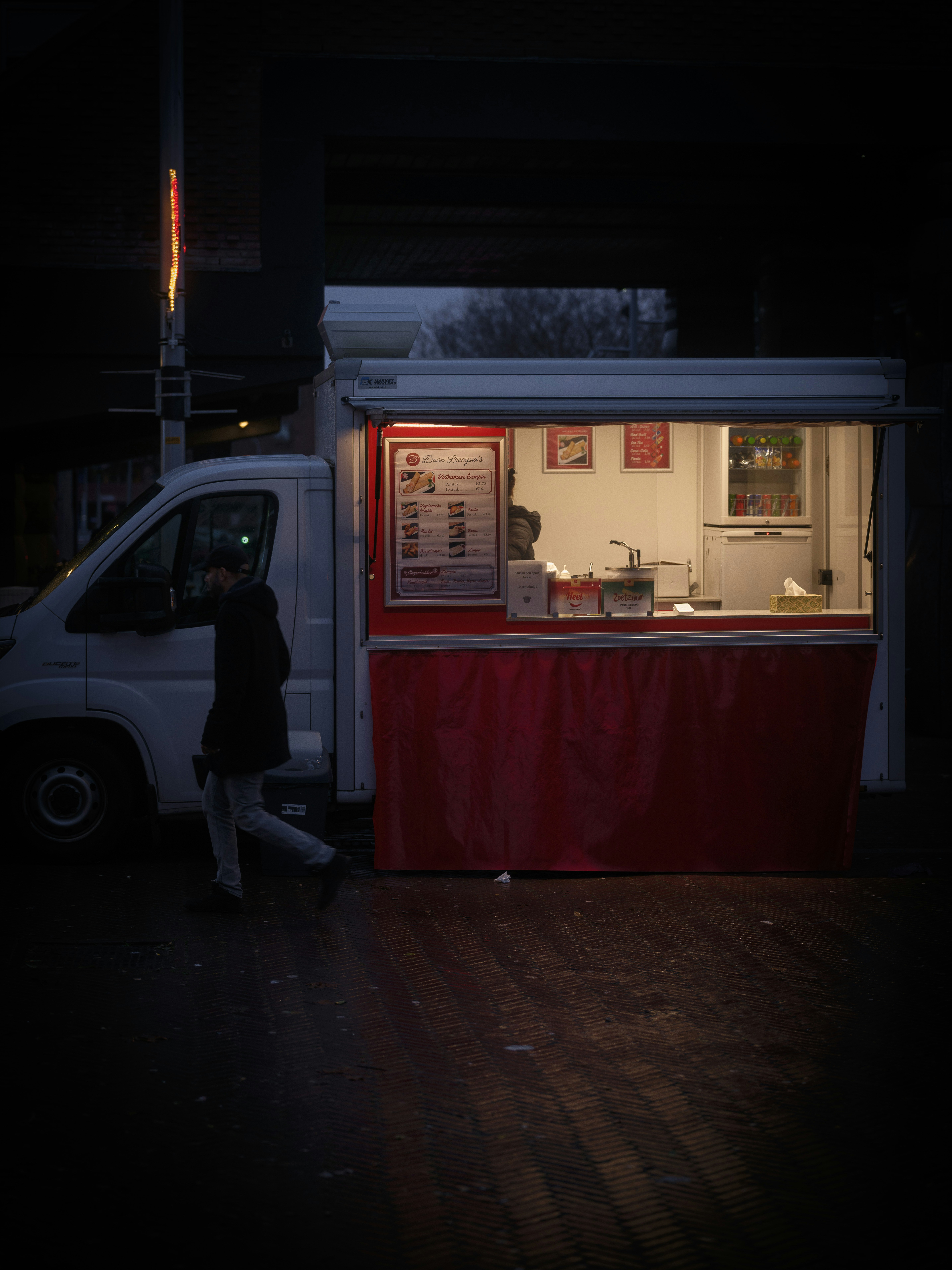 Point of Sale system in a food truck