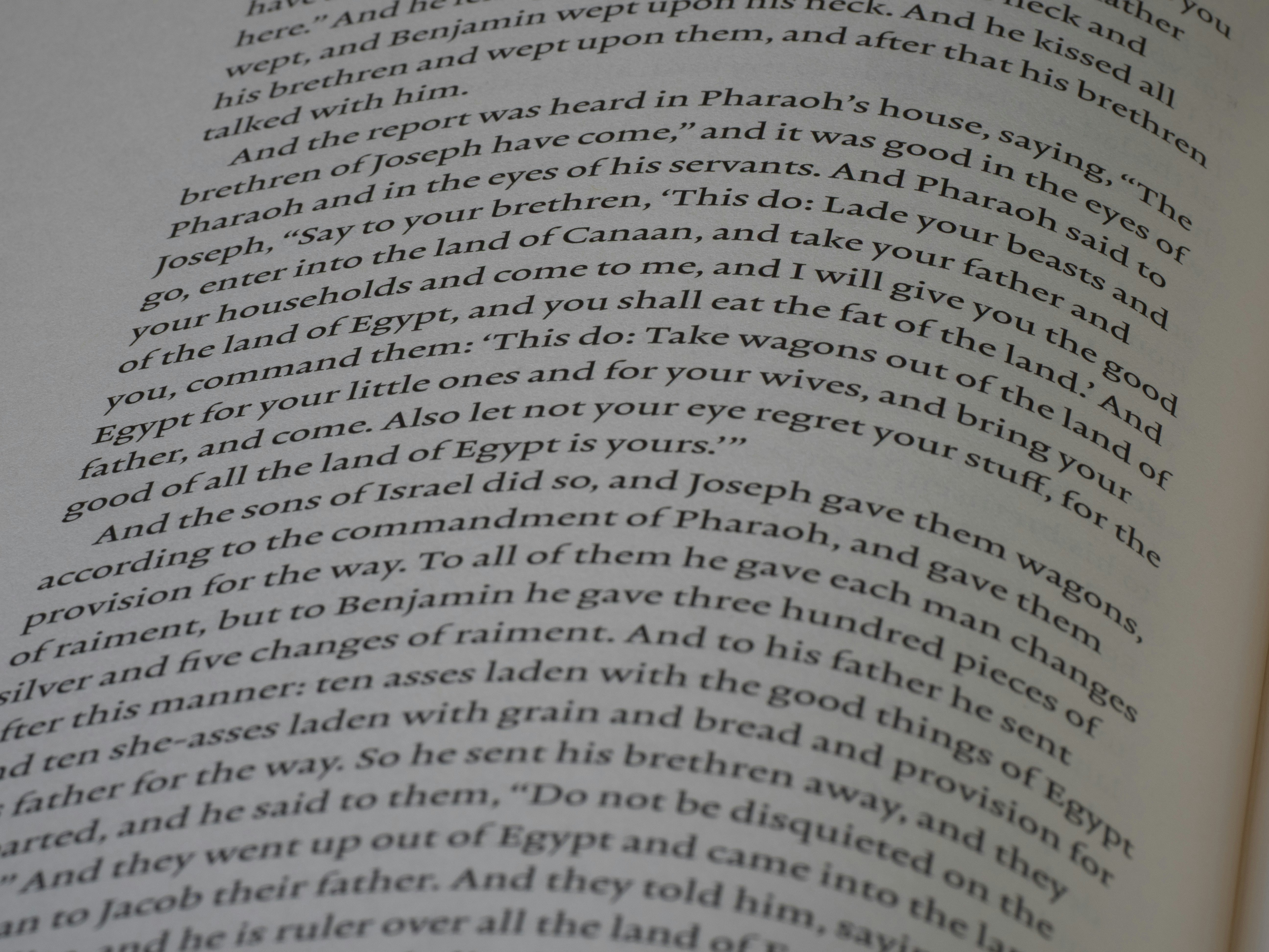 Text from an old book with religious content.