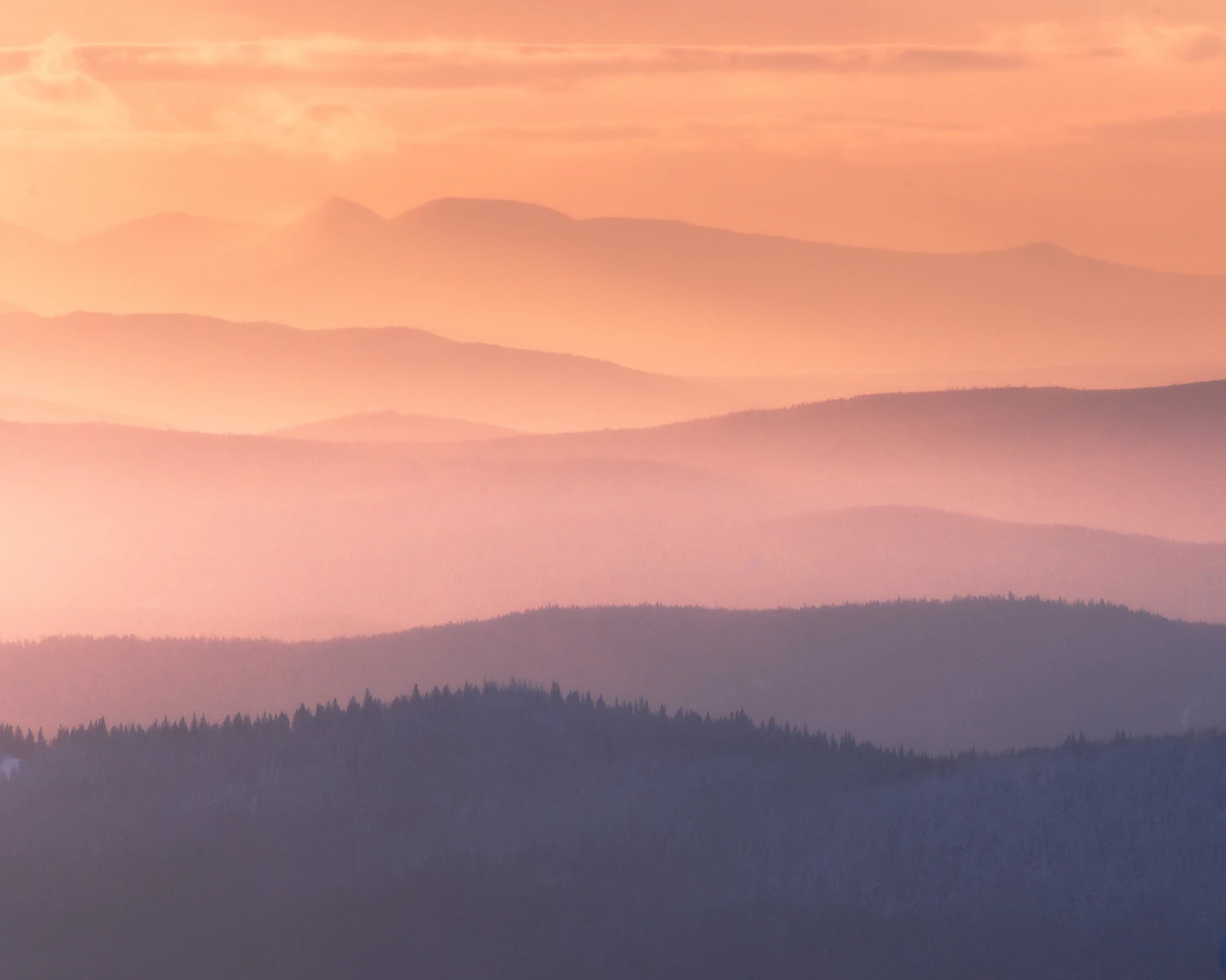 Mountain landscape — photographed with intention
