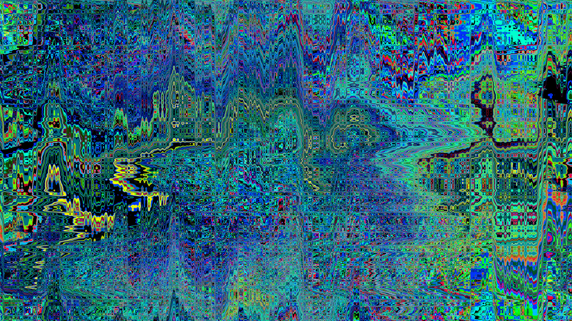 Abstract blue and green wavy textured background