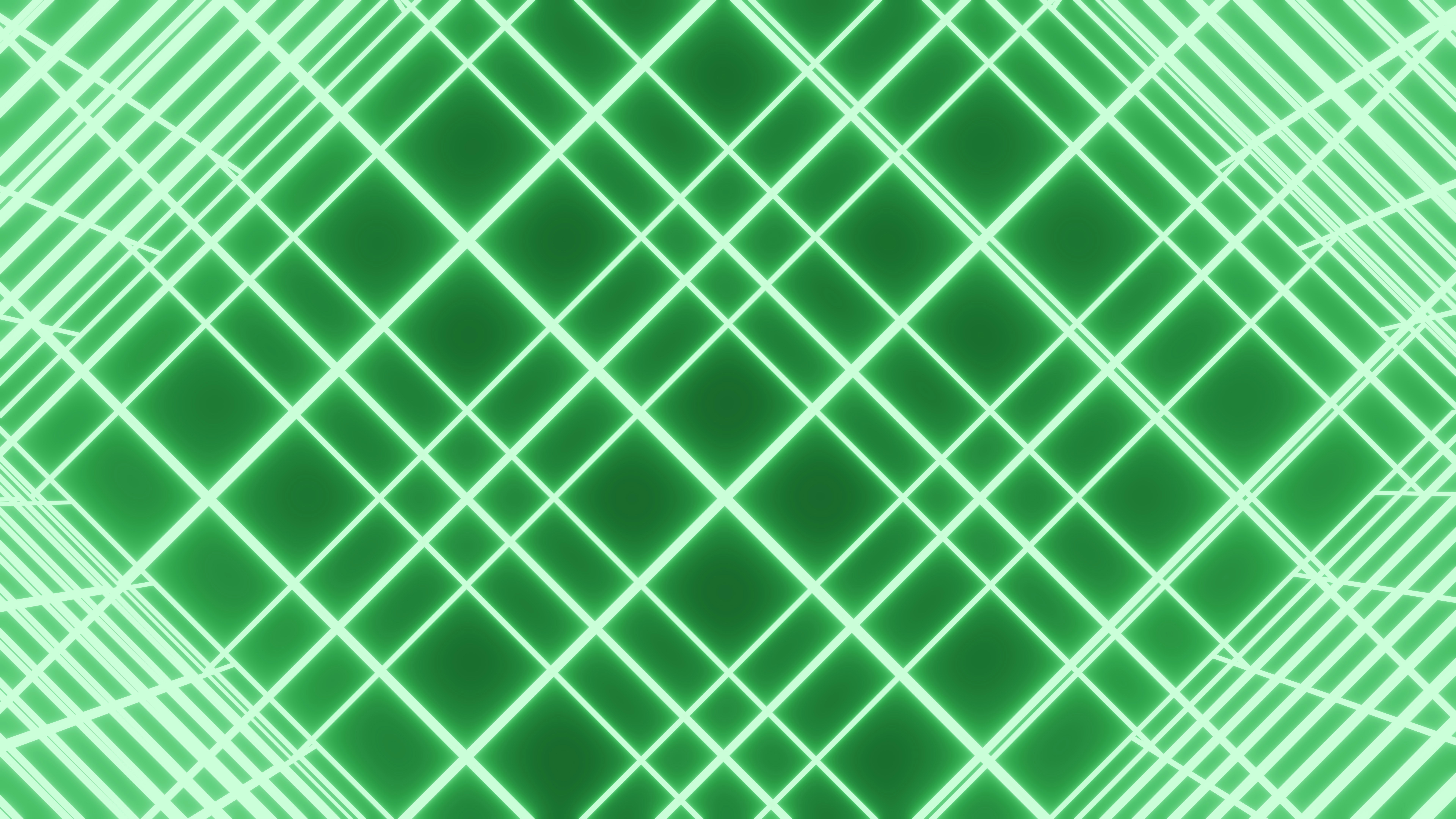 Grünes Neonrastermuster auf dunklem Hintergrund