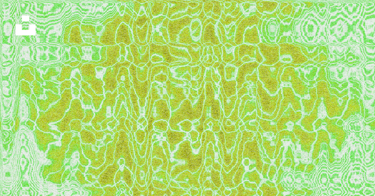 Abstract green and yellow wavy pattern photo – Free Wallpaper Image on ...