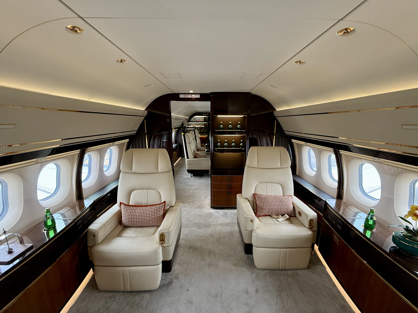 Luxury jet interior