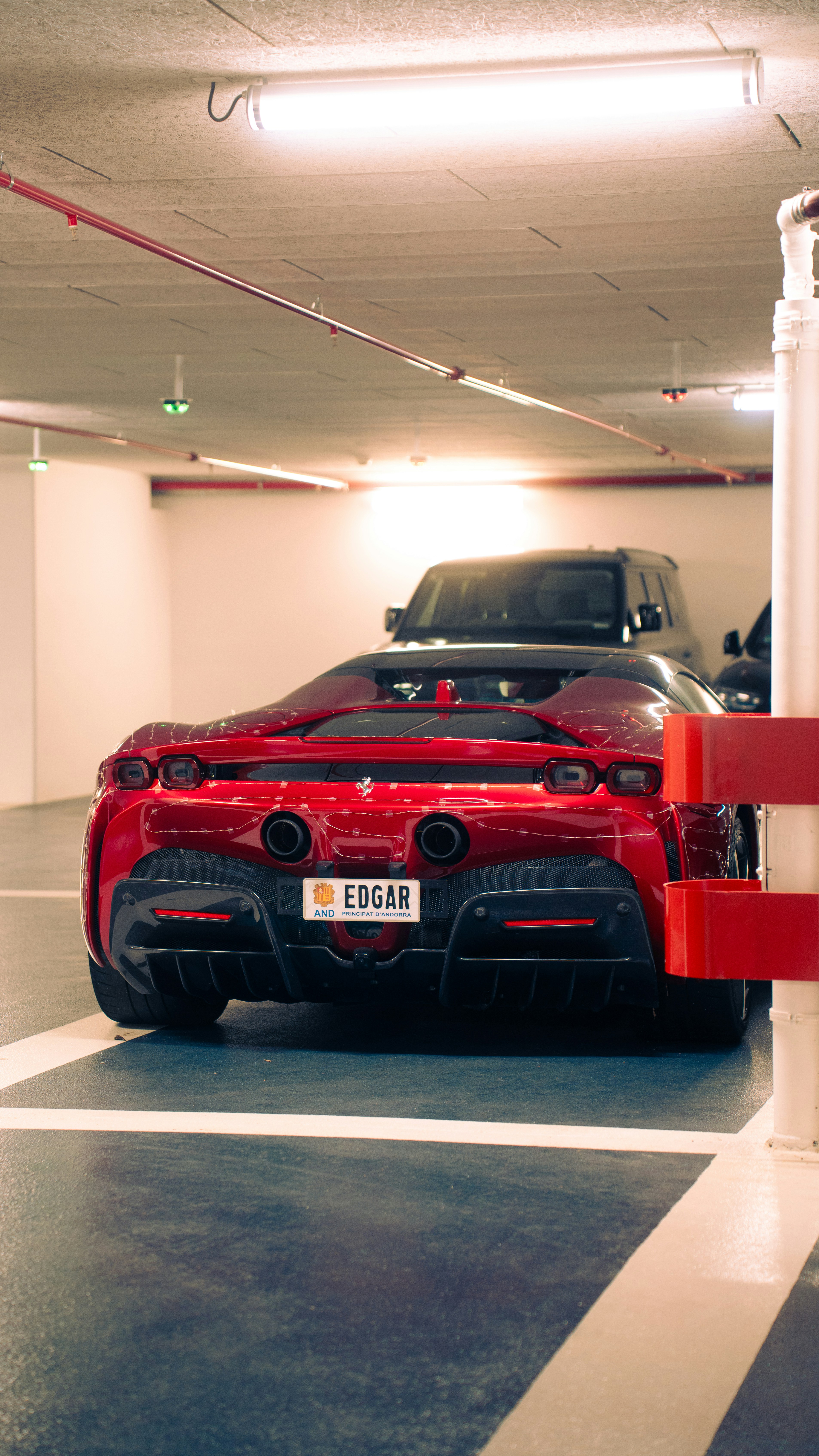 modern luxury supercar garage, wallpaper, 2026 Lamborghini Wagon Reliability: Performance Meets Utility 6
