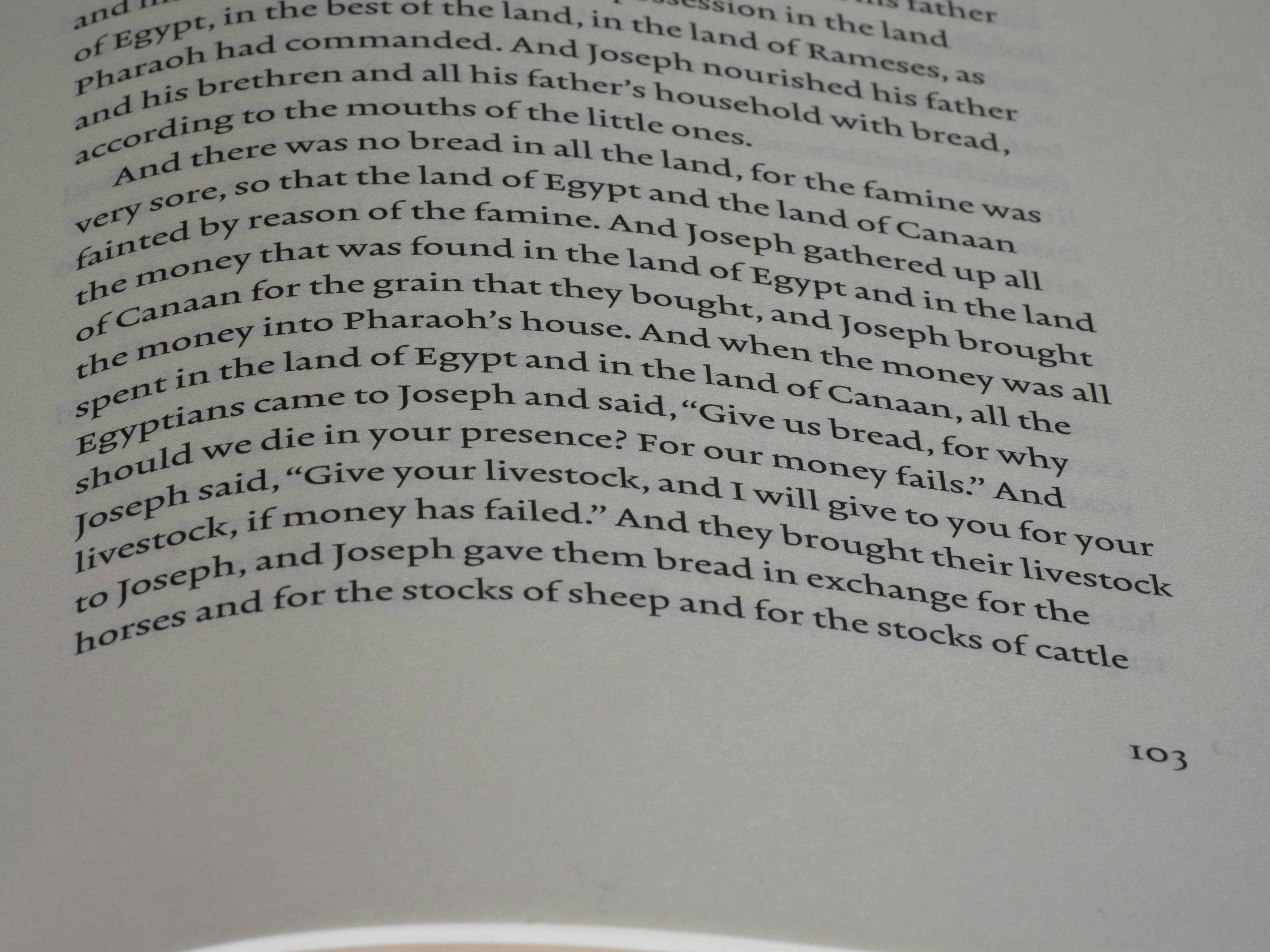 Page 101 with text from a book