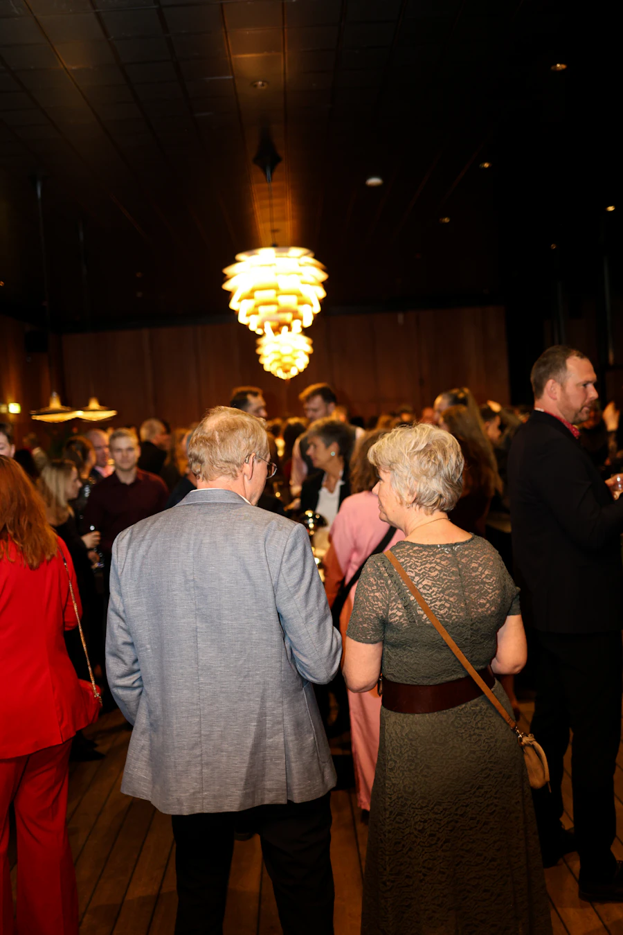 Business reception and networking event