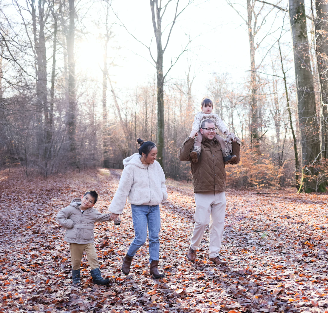 A calm, hopeful moment representing co-parenting