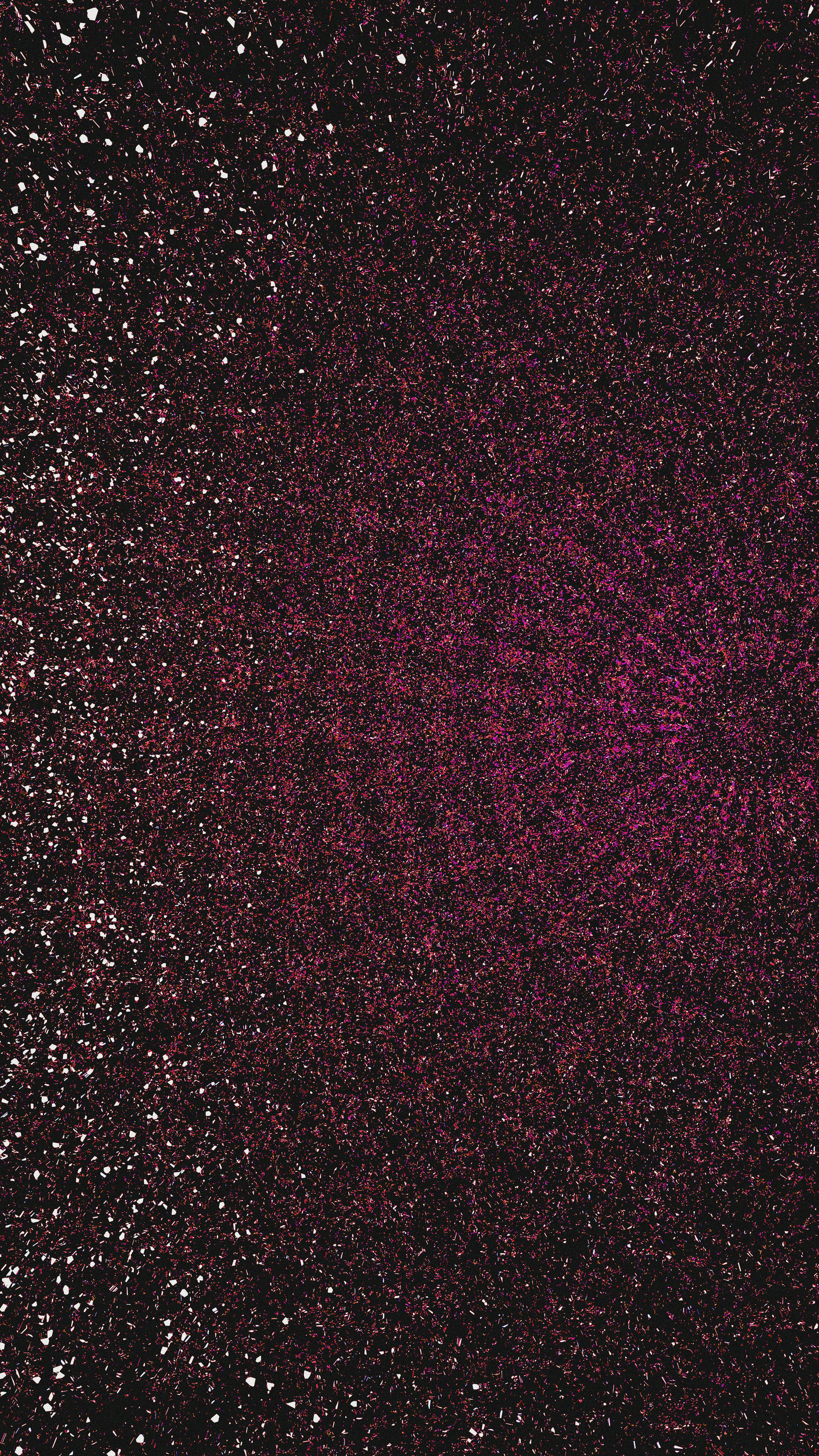 A dark pink glitter background with sparkling highlights.