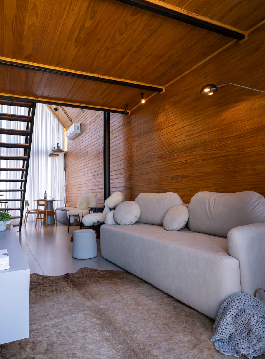 Natural wood whole house customization for vacation home