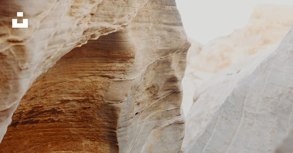 Smoth Desert Rocks Smooth sandstone walls of a desert canyon photo – Free Desert Image on ...