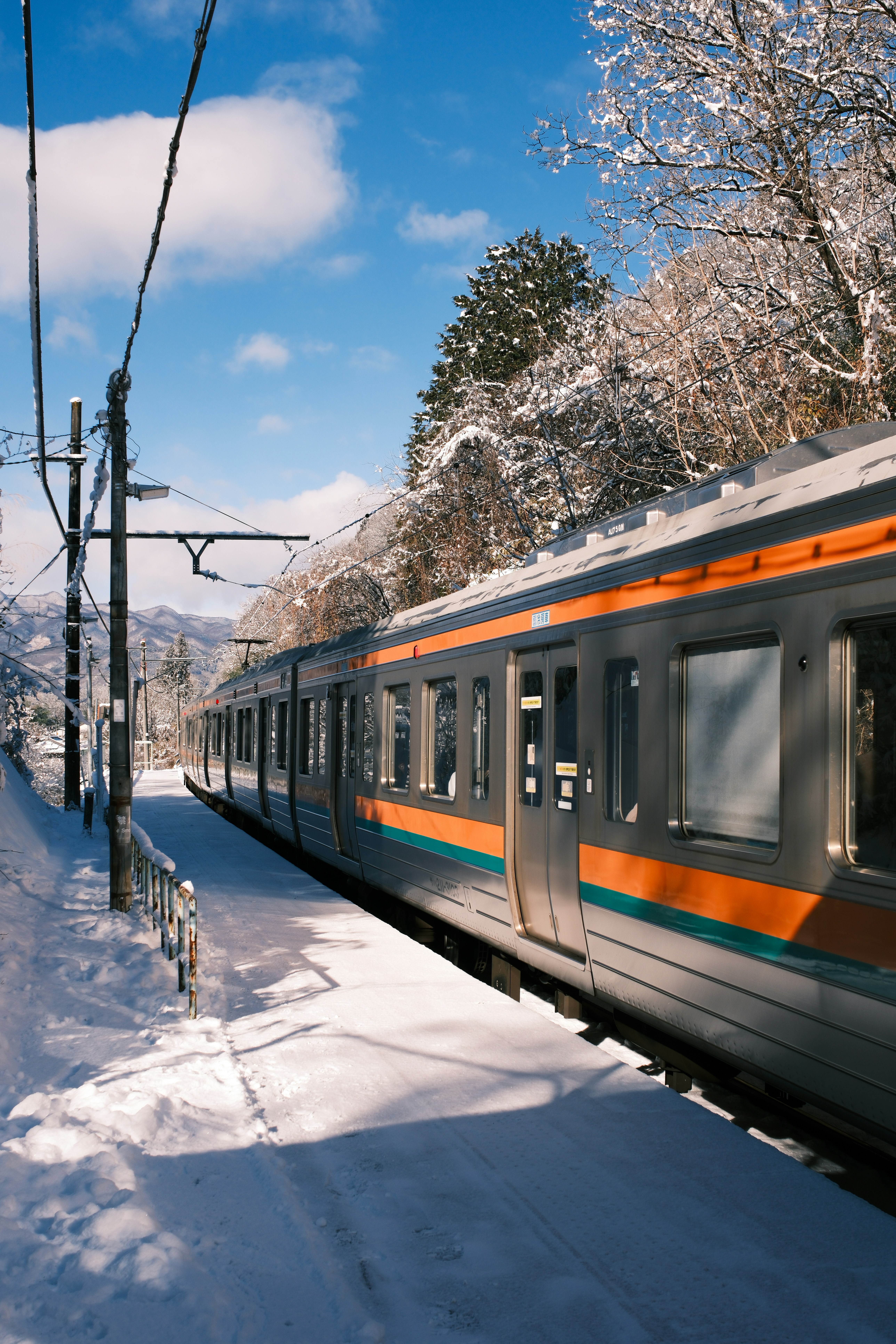 Tohoku winter train travel