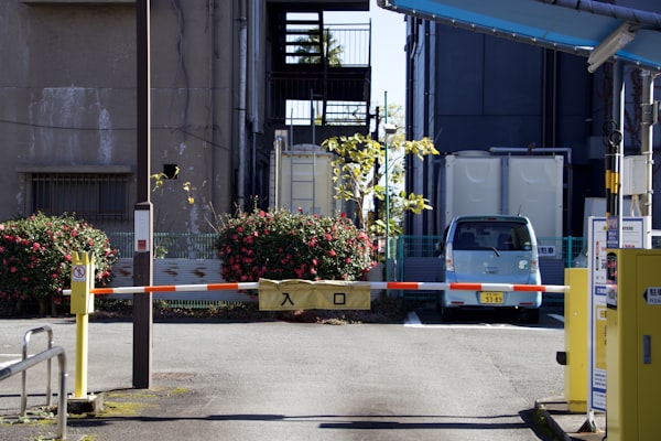 Barrier gate entrance