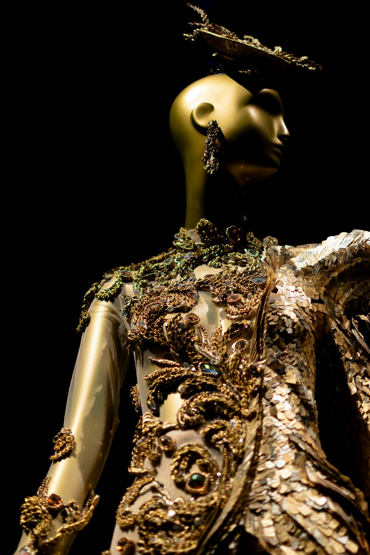 Editorial draped fabric