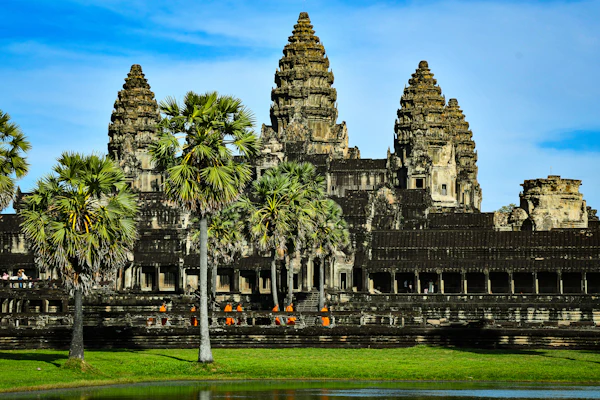 Angkor Wat tempelkomplex i Kambodja