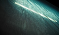Abstract light streak on textured surface