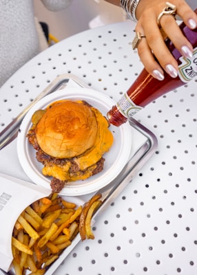 Double smash burger