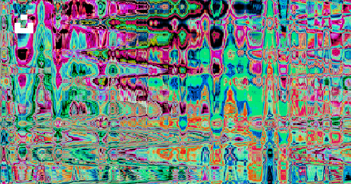 Distorted Colorful Abstract colorful distorted patterns with vibrant hues photo – Free ...