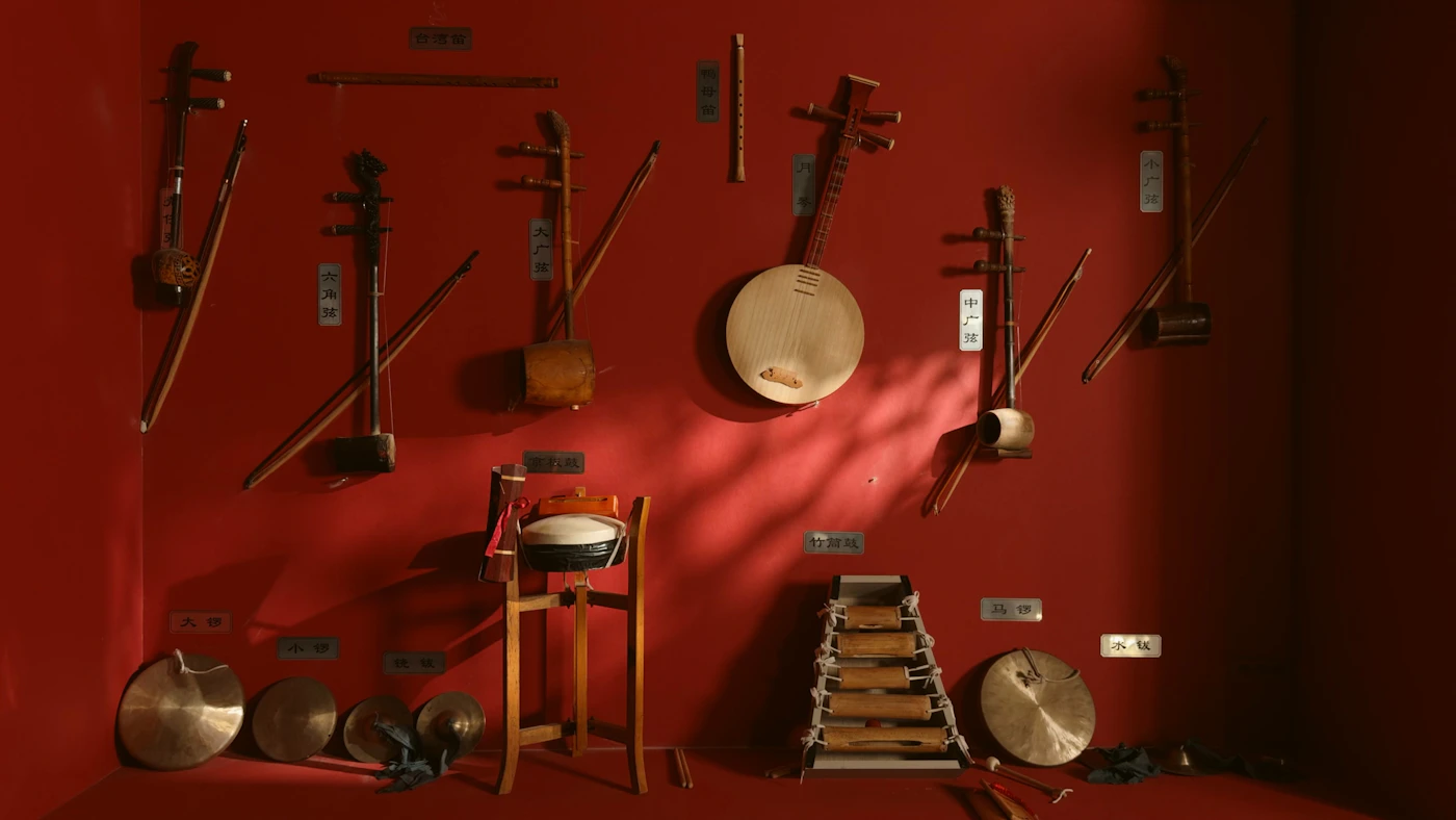 Instrumente muzicale — fotografie ilustrativă