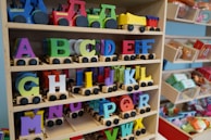 Alphabet learning wall inside Wellington kindergarten classroom
