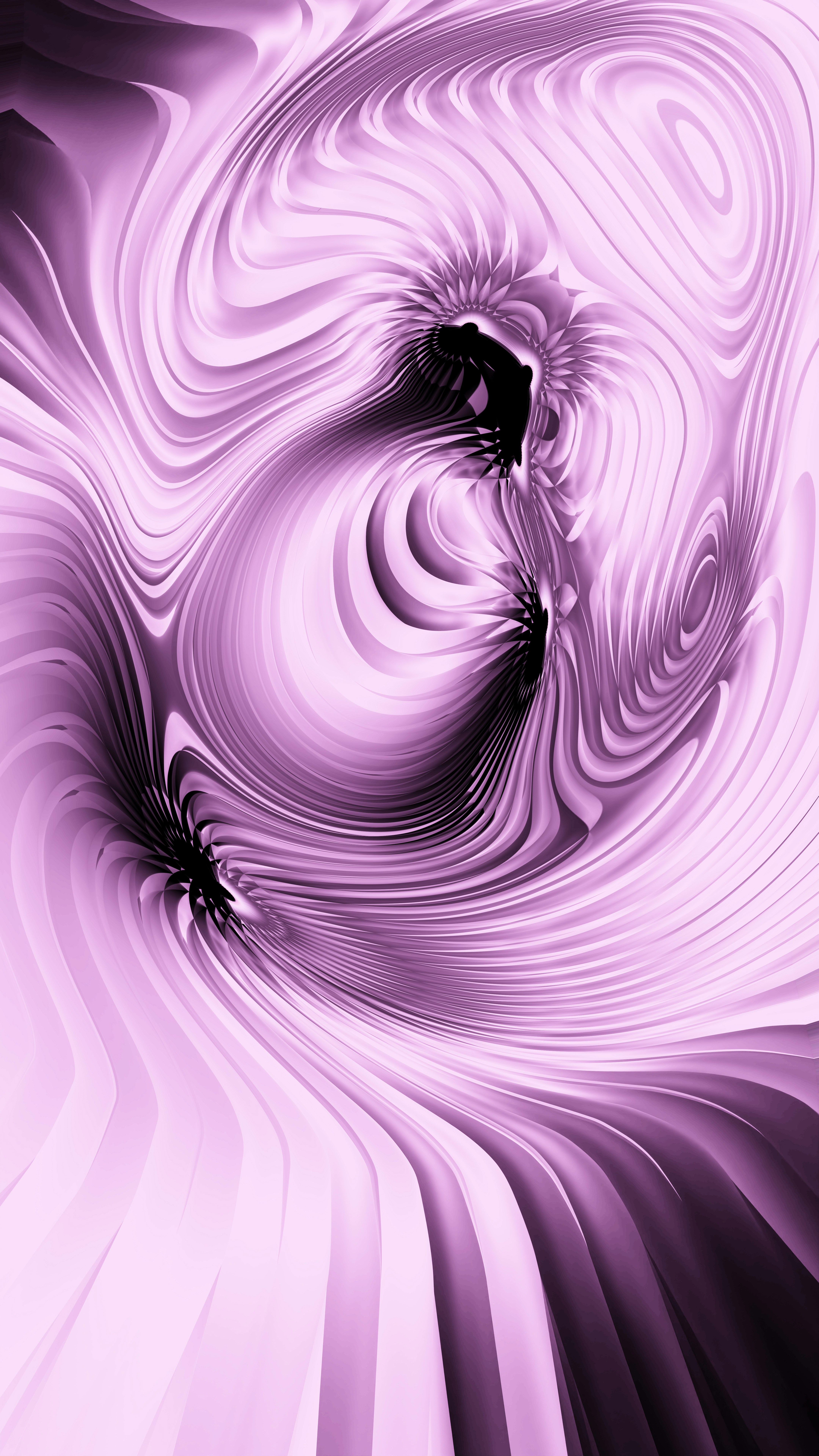 Abstract swirling purple and black pattern