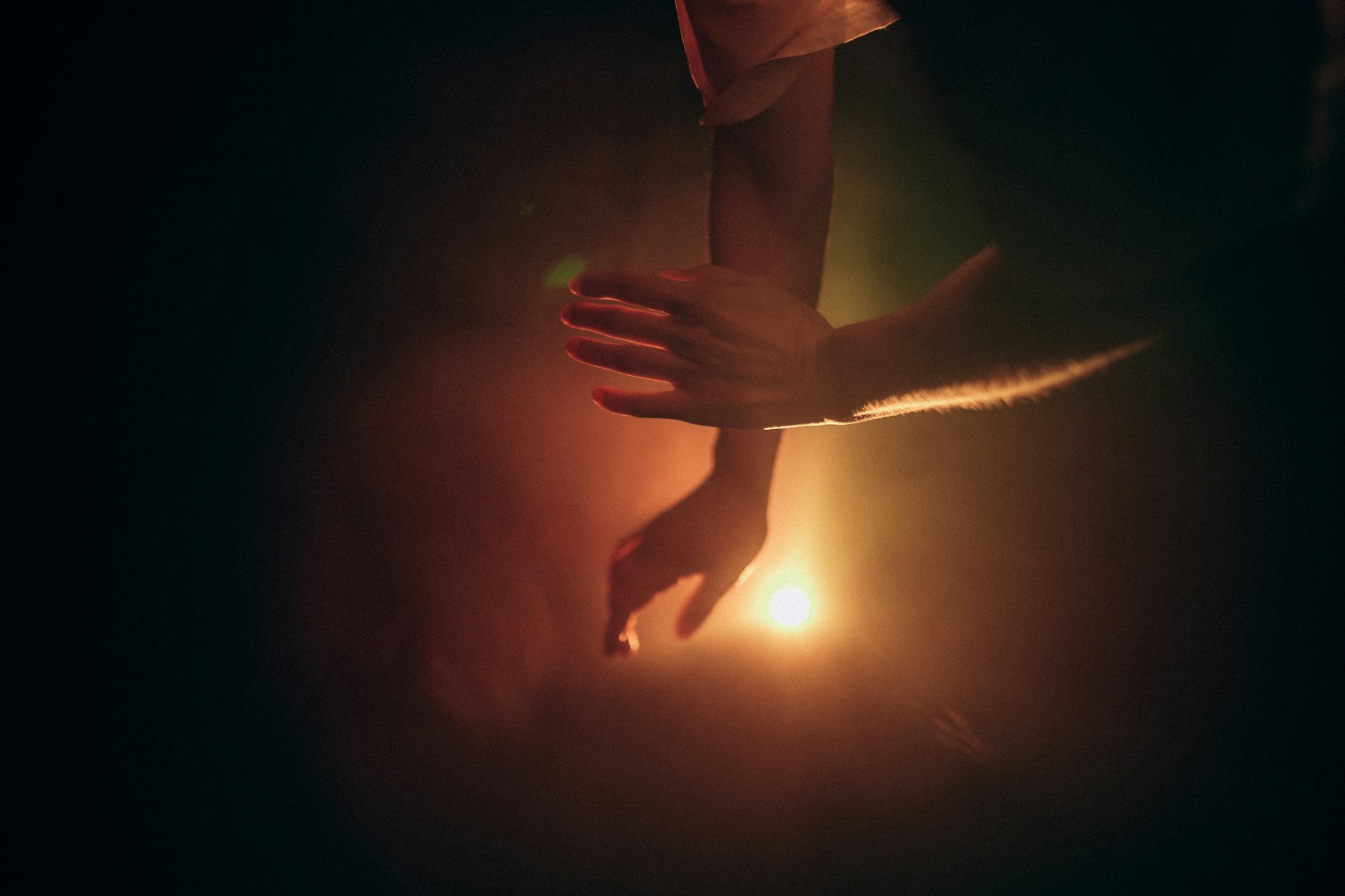 Helping hands reaching out