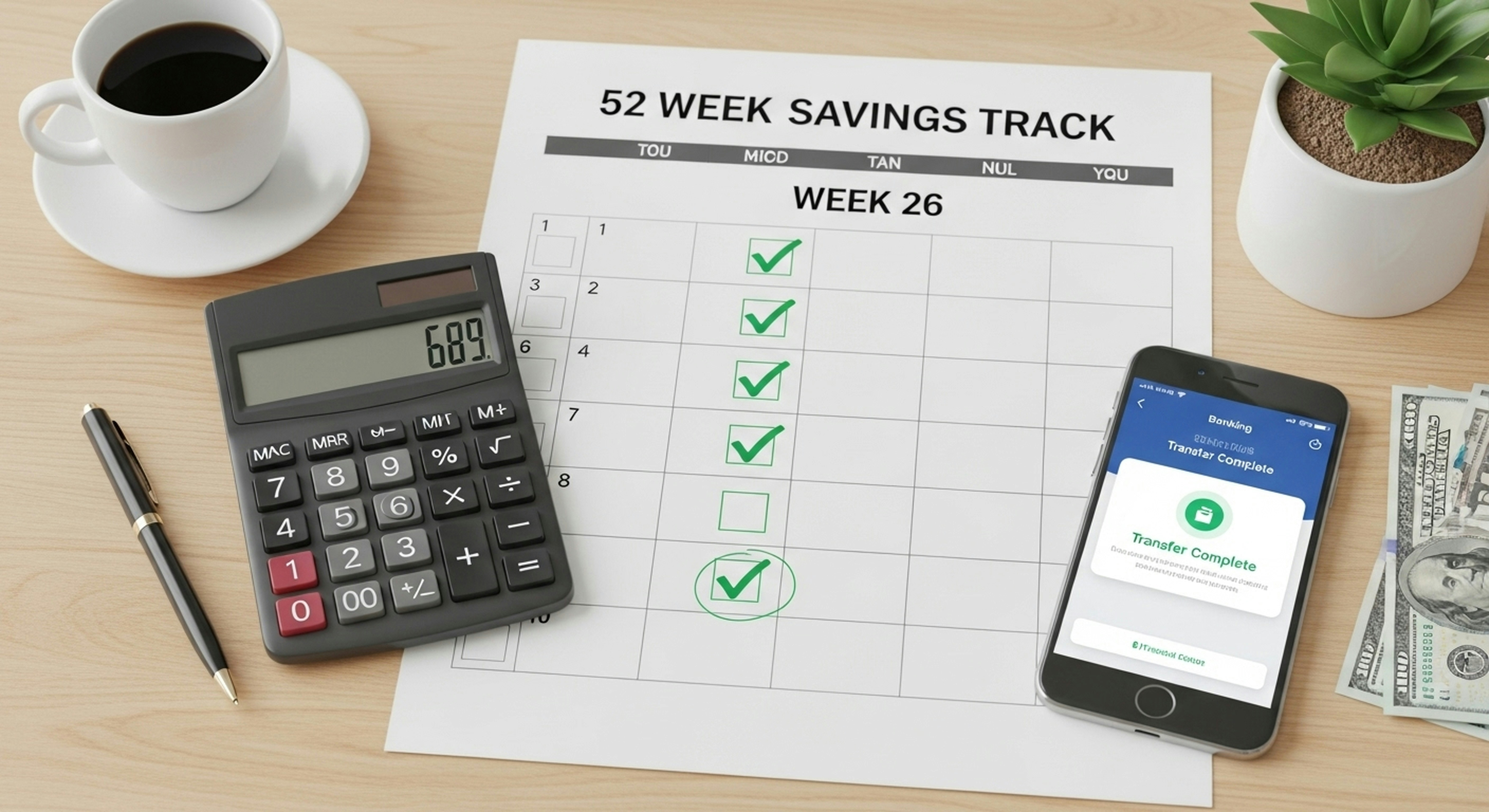 52-Week Savings Challenge: Save $1,378 Without Pain