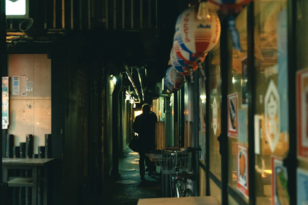 Japan narrow alley — the quiet streets of Kitasando