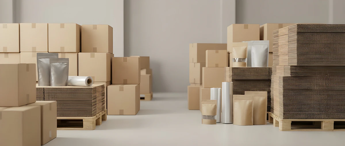 Palets con mercanc&iacute;a reci&eacute;n descargada, todav&iacute;a sin abrir
