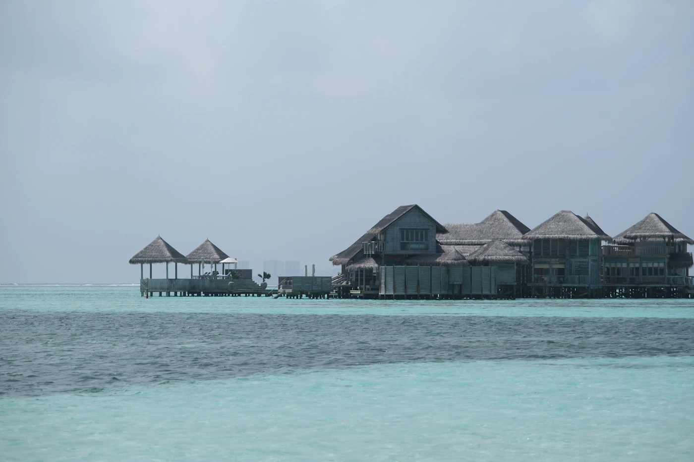 Maldives overwater villas