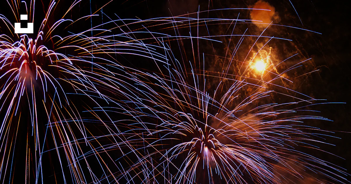 Download Fireworks Colorful fireworks exploding in the night sky photo – Free Night sky ...