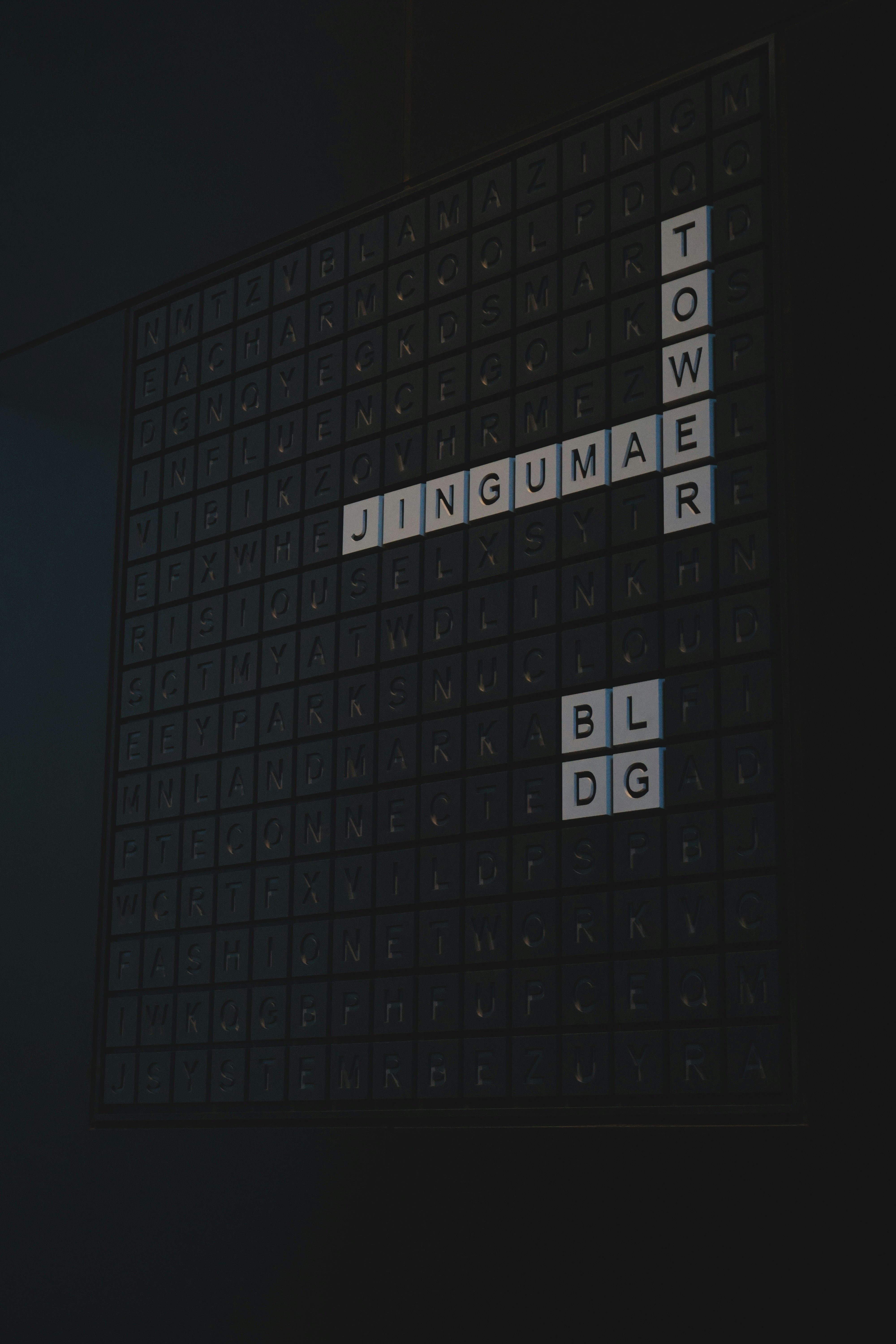 Jingumae tower building sign