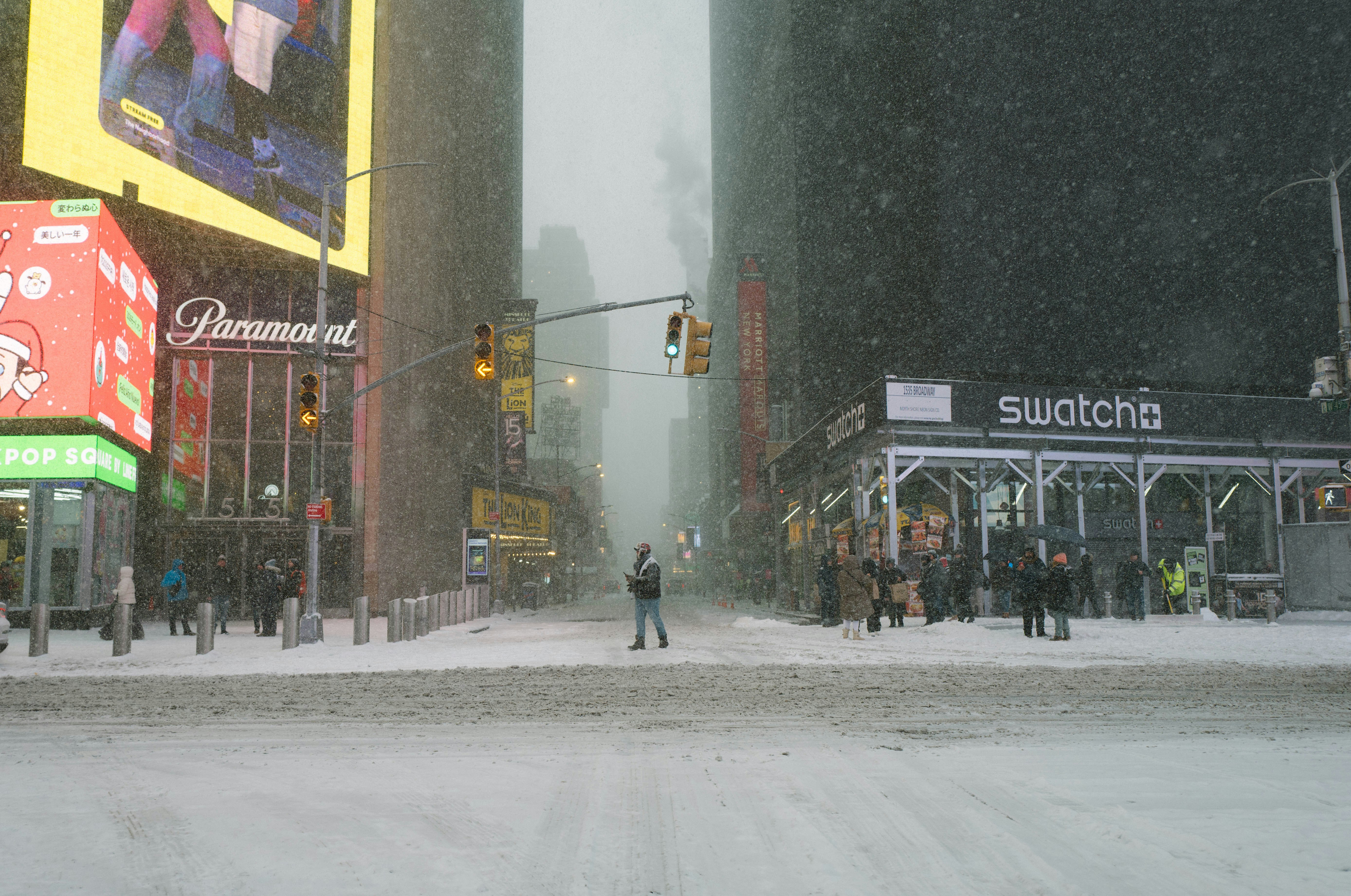 Snowstorm in New York
