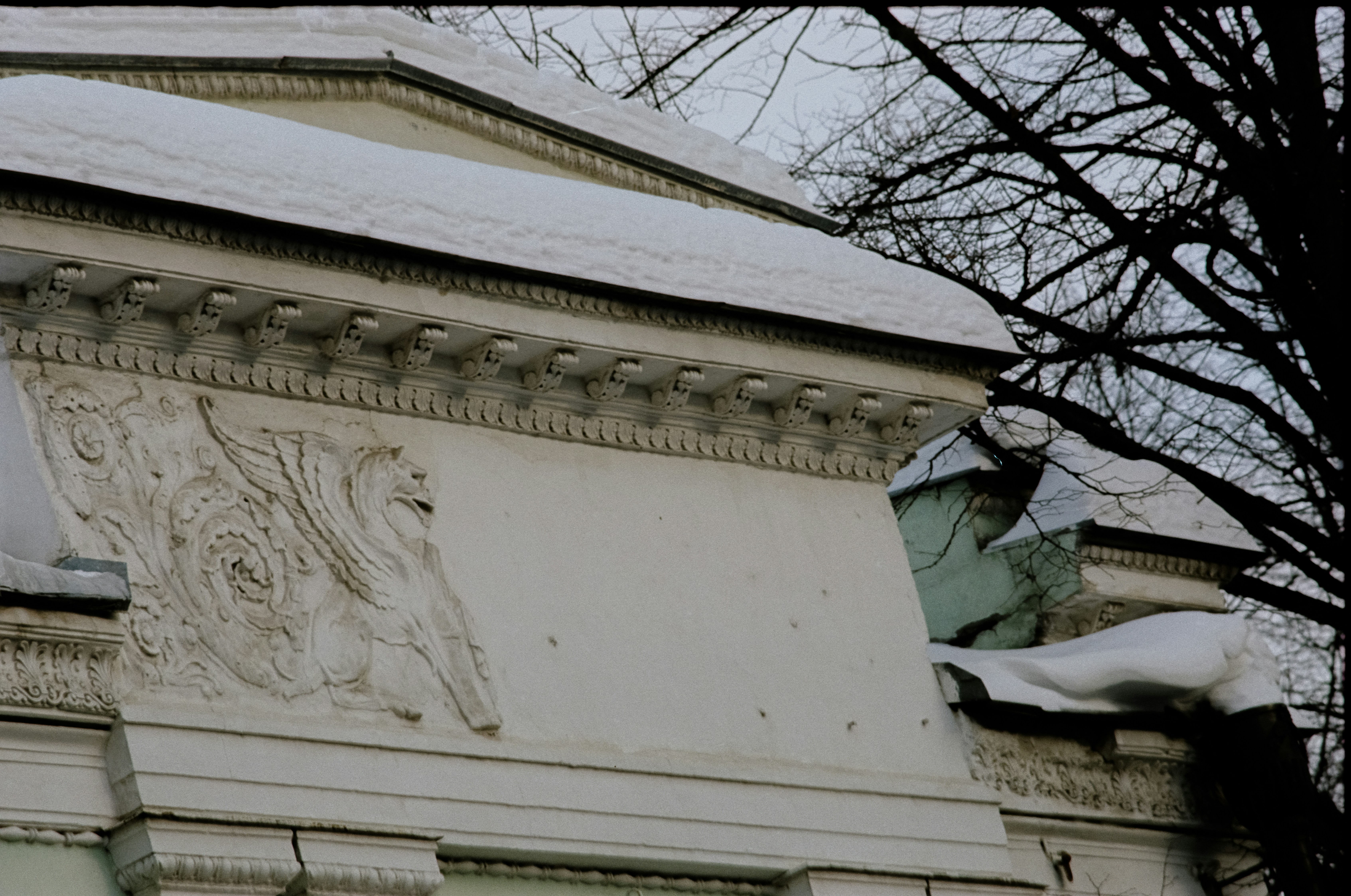 Modénature de corniche — relevé avant ravalement