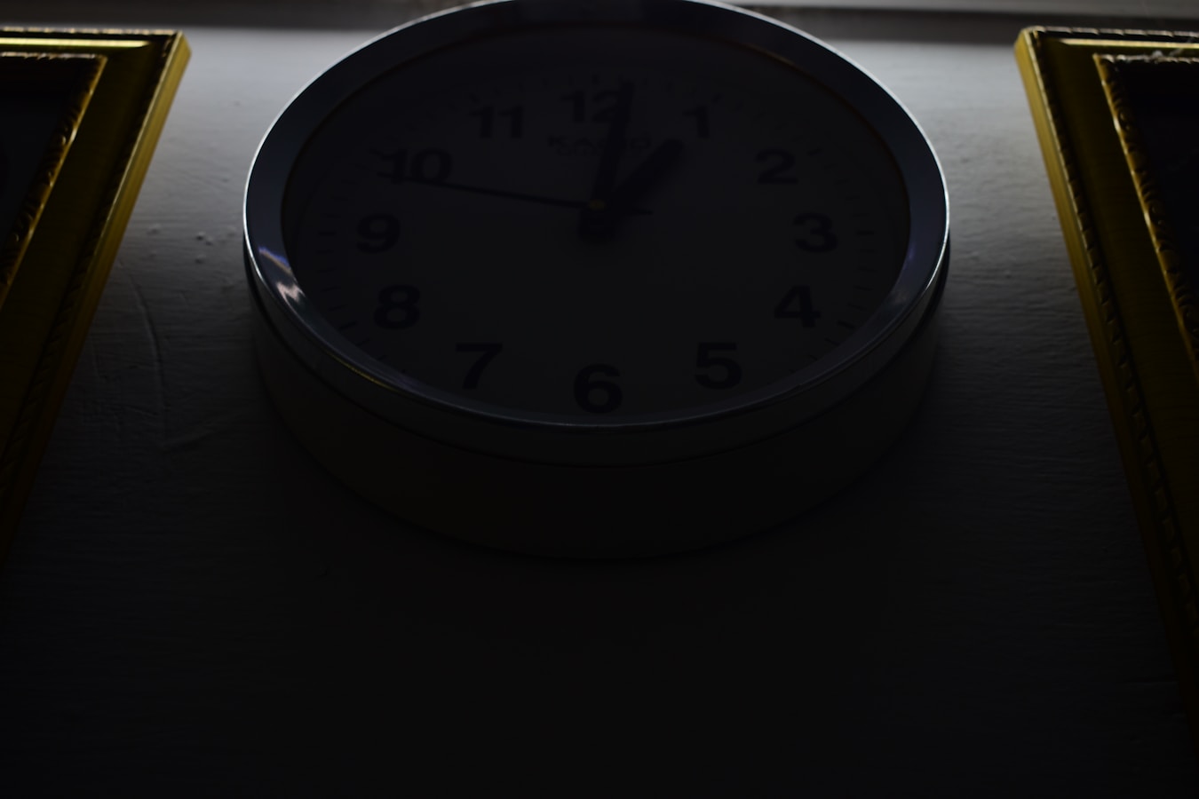 Esfera de un reloj de pared